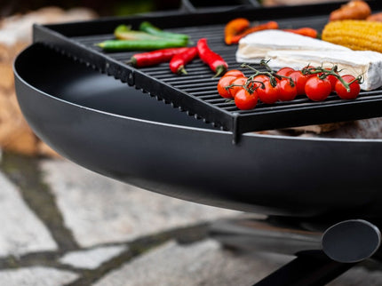 Brasero bol à feu Indiana 100 cm acier noir CookKing