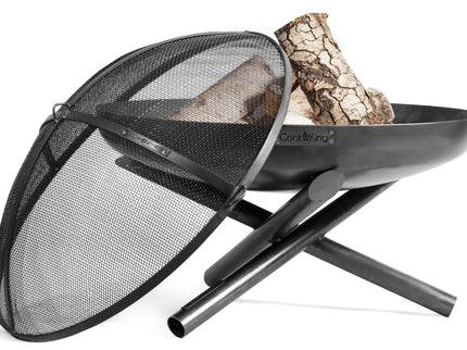 Brasero bol à feu Indiana 80 cm acier noir CookKing