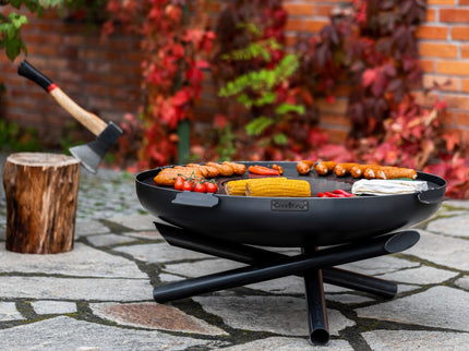 Brasero bol à feu Indiana 80 cm acier noir CookKing