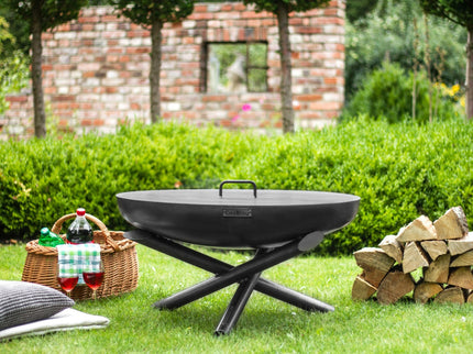 Brasero bol à feu Indiana 80 cm acier noir CookKing