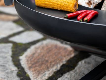 Brasero bol à feu Indiana acier noir CookKing