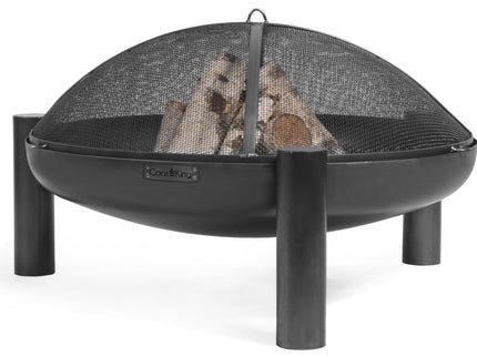 Brasero bol à feu Palma 60 cm acier noir CookKing