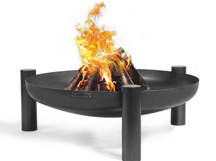 Brasero bol à feu Palma 70 cm acier noir CookKing
