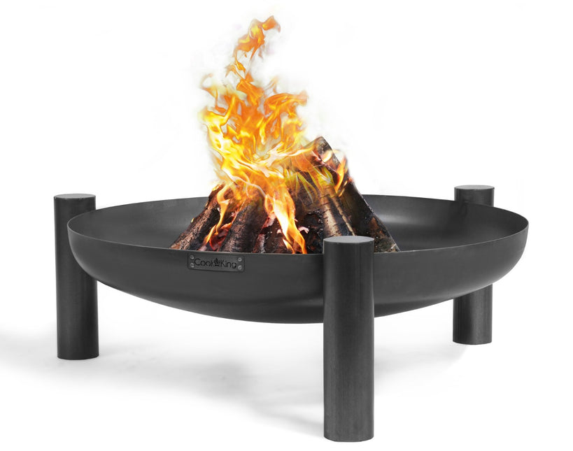 Brasero bol à feu Palma 70 cm acier noir CookKing