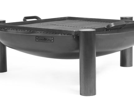 Brasero bol à feu Palma 70 cm acier noir CookKing