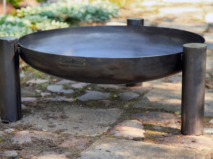 Brasero bol à feu Palma 70 cm acier noir CookKing