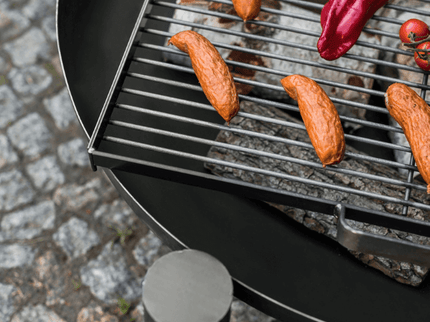 CookKing vuurschaal Palma sfeerfoto met grillrooster
