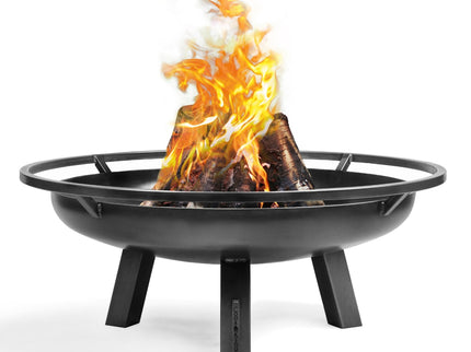 Brasero bol à feu Porto 100 cm acier noir CookKing