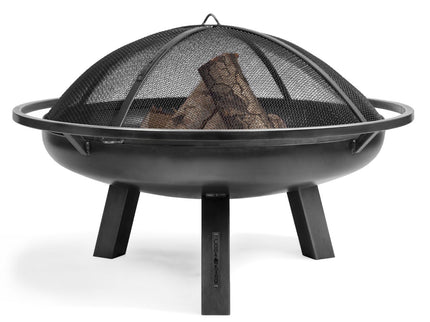 Brasero bol à feu Porto 100 cm acier noir CookKing