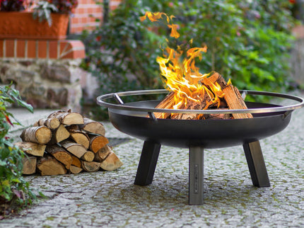 Brasero bol à feu Porto acier noir CookKing