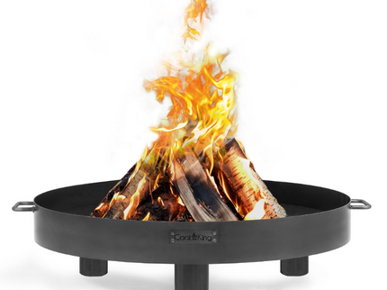 Brasero bol à feu Tunis 70 cm acier noir CookKing