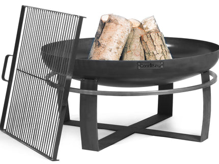 Brasero bol à feu Viking 100 cm acier noir CookKing