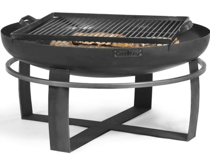 Brasero bol à feu Viking 100 cm acier noir CookKing