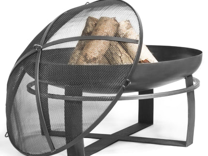 Brasero bol à feu Viking 100 cm acier noir CookKing