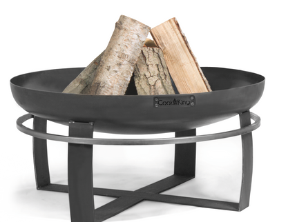 Brasero bol à feu Viking acier noir CookKing