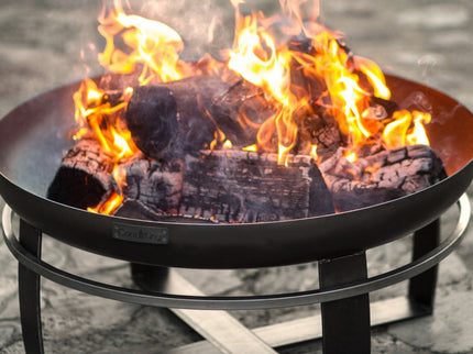 Brasero bol à feu Viking acier noir CookKing