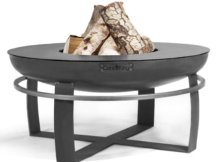Brasero bol à feu Viking acier noir CookKing