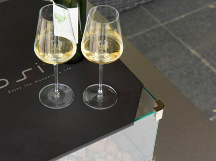 Plaque de recouvrement pour kit de verre rectangle Cosi