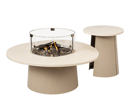 Table d'appoint/cache-bouteille Cosidune beige Cosi