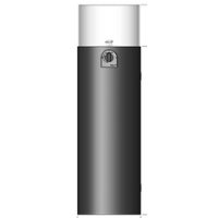 Lanterne à gaz de table Cosiscoop Pillar L noir Cosi