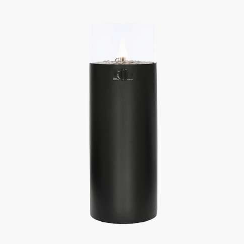 Lanterne à gaz de table Cosiscoop Pillar L noir Cosi