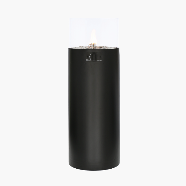 Lanterne à gaz de table Cosiscoop Pillar L noir Cosi