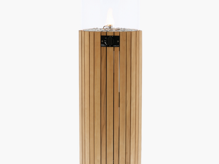 Lanterne à gaz de table Cosiscoop Pillar L teck Cosi