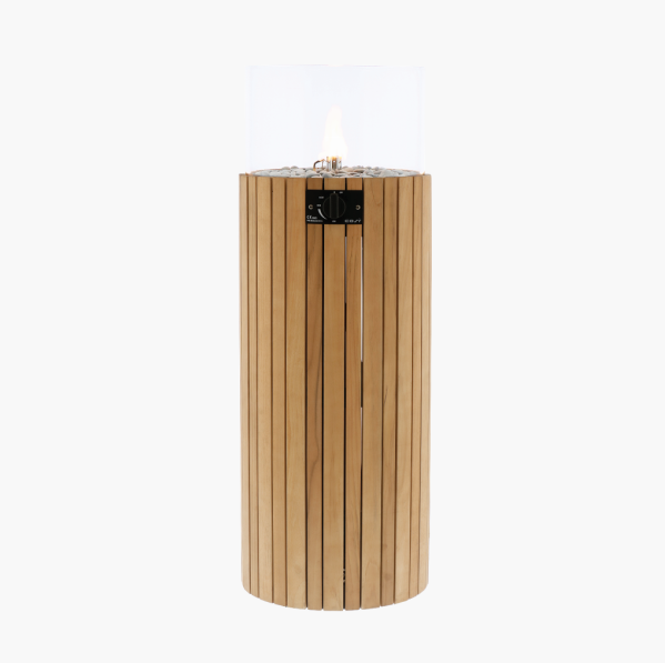 Lanterne à gaz de table Cosiscoop Pillar L teck Cosi