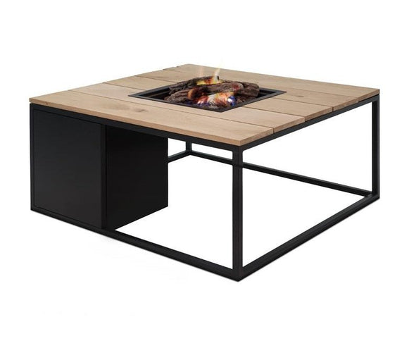 Cosi fires Cosiloft vuurtafel zwart/teak