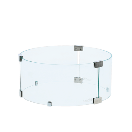 Pare-vent en verre ronde L Cosi