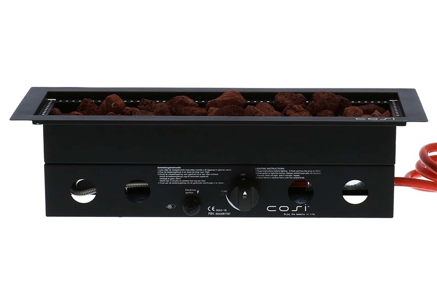 Cosi Fires inbouwbrander Cosiburner Straight Black
