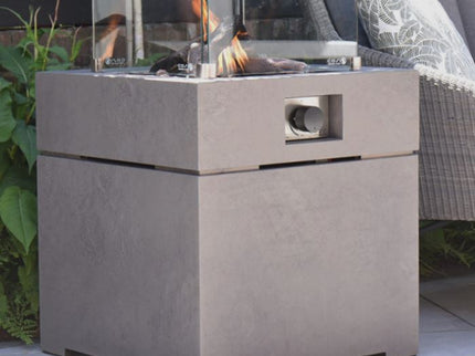 Table brasero Cosibrixx 60 aspect béton Cosi