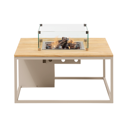 Table brasero Cosiloft 100 sandy sable / teck Cosi
