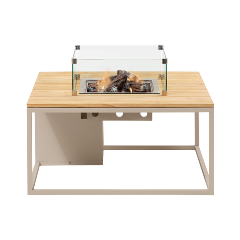 Table brasero Cosiloft 100 sandy sable / teck Cosi