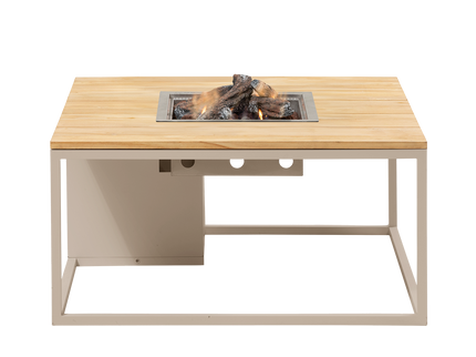 Table brasero Cosiloft 100 sandy sable / teck Cosi