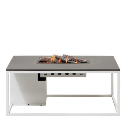 Table brasero Cosiloft 120 blanche / gris Cosi