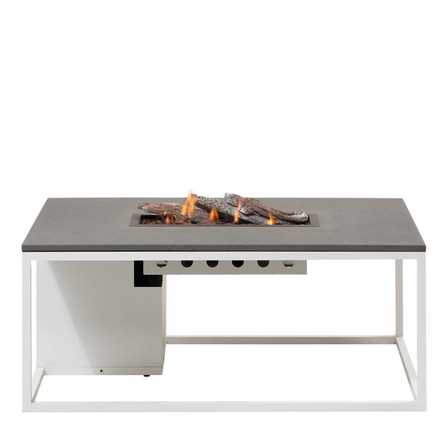 Table brasero Cosiloft 120 blanche / gris Cosi