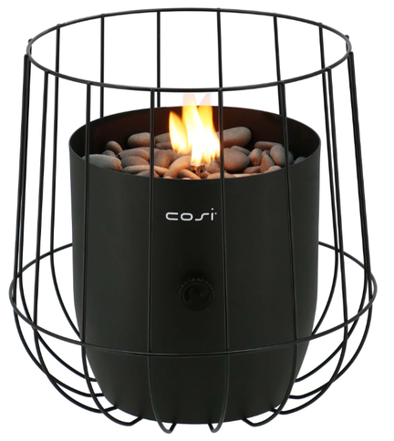 Lanterne à gaz de table Cosiscoop Basket noir Cosi