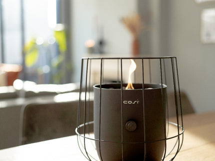 Lanterne à gaz de table Cosiscoop Basket noir Cosi