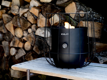 Lanterne à gaz de table Cosiscoop Basket noir Cosi
