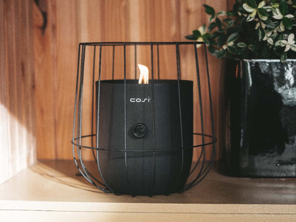 Lanterne à gaz de table Cosiscoop Basket noir Cosi