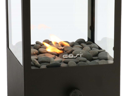 Lanterne à gaz de table Cosiscoop Dome noir Cosi