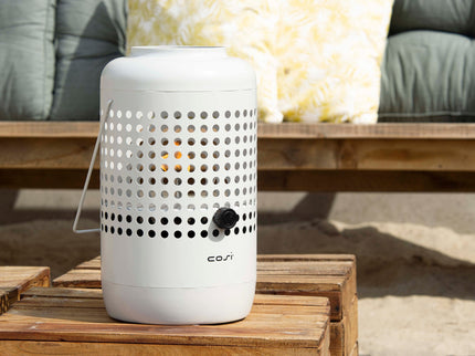 Lanterne à gaz de table Cosiscoop Drop gris clair Cosi