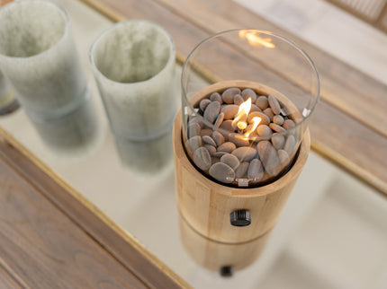 Lanterne à gaz de table Cosiscoop Bamboo Cosi