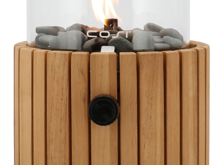 Lanterne à gaz de table Cosiscoop Timber ronde Cosi