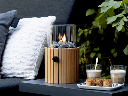 Lanterne à gaz de table Cosiscoop Timber ronde Cosi