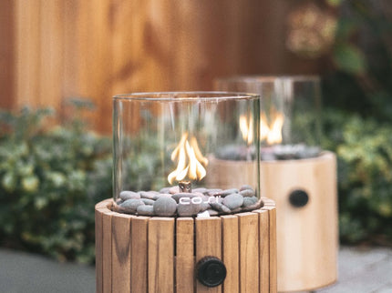 Lanterne à gaz de table Cosiscoop Timber ronde Cosi