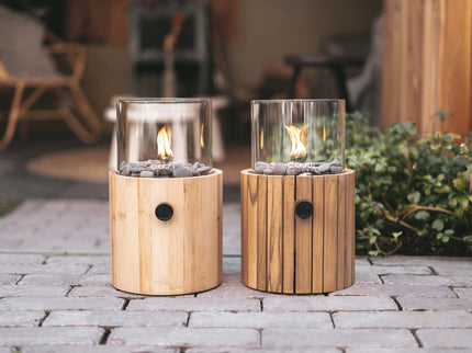 Lanterne à gaz de table Cosiscoop Timber ronde Cosi