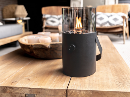 Lanterne à gaz de table Cosiscoop Original noir fumé Cosi