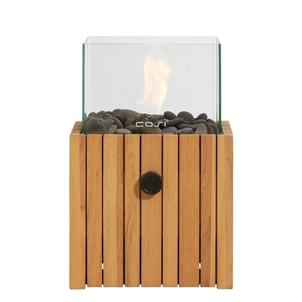 Lanterne à gaz de table Cosiscoop Timber carré Cosi